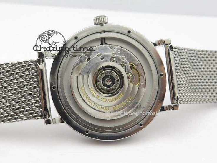 MIROTIME 0414 Portofino SCHAFFHAUSEN SS MKF 1:1 Best Edition Blue Dial On Mesh Bracelet A Versatile 7338